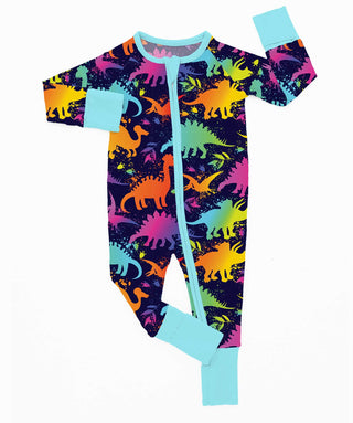 Dinosauria Bamboo Zippy Romper