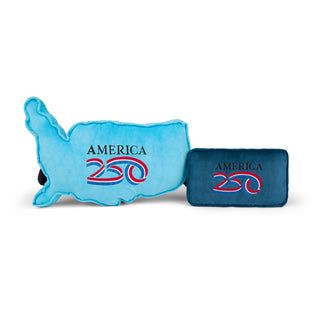 America 250 USA Mascot Plush | USA Map Souvenir | Plush Toy