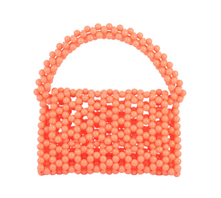 70's Style Hand-Beaded Satchel - Choose Color