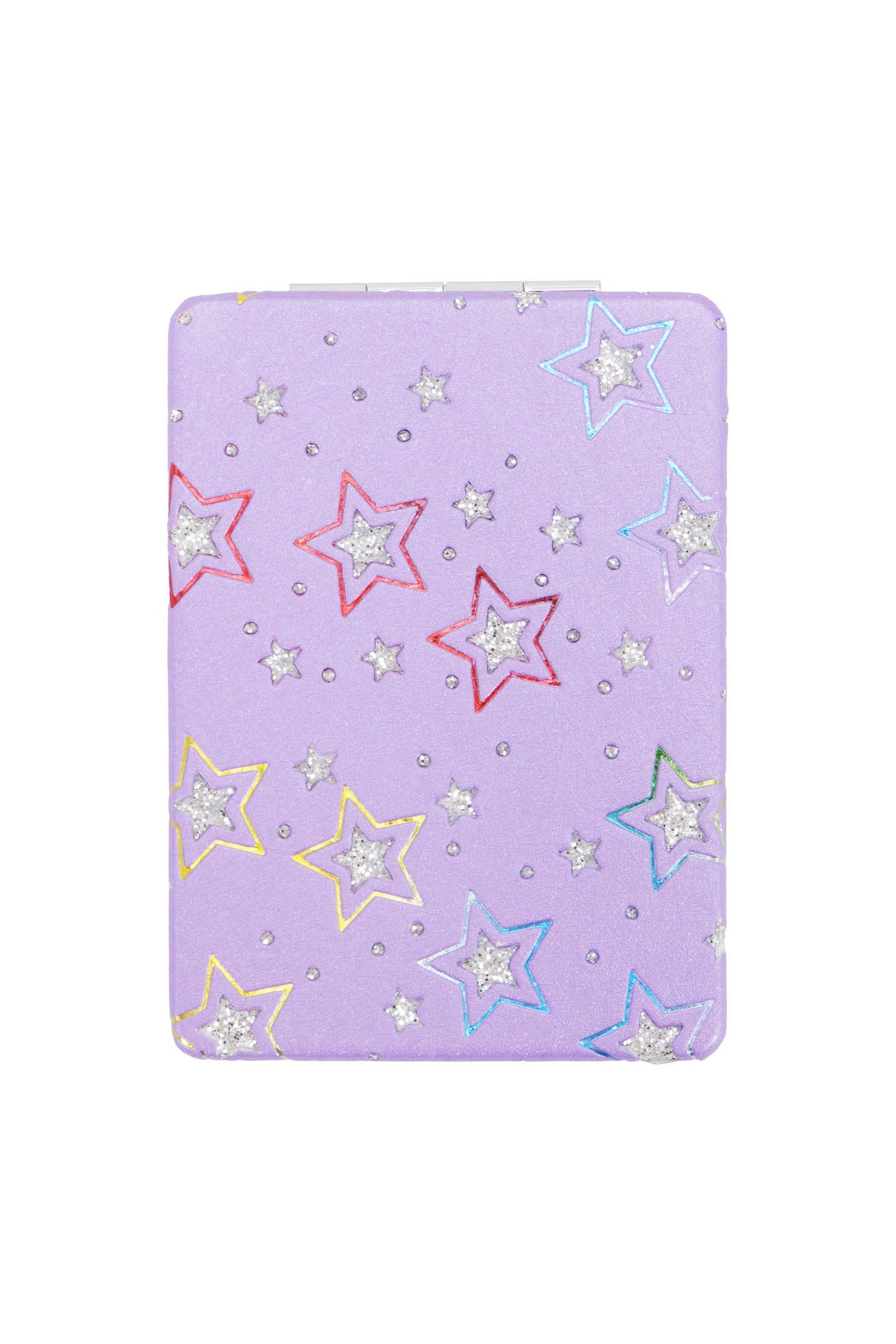 Star Glitter Rainbow Matte Compact Mirror