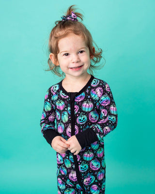 Starlight Pumpkins Bamboo Zipper Pajamas