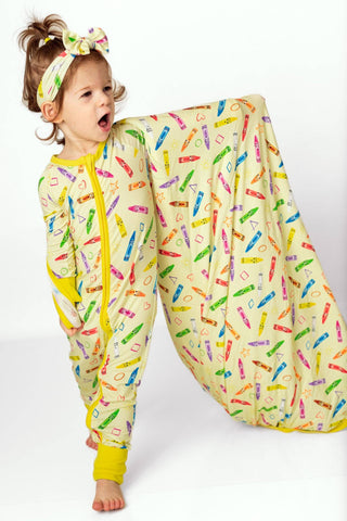 Crayon Crew Bamboo Swaddle Blanket