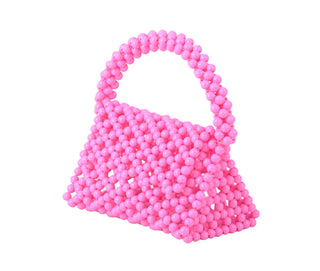 70's Style Hand-Beaded Satchel - Choose Color