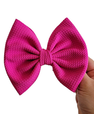 Neon Magenta Savannah Bow