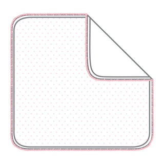 Pink Mini Dots Receiving Blanket