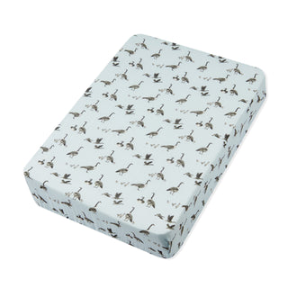 Bamboo Crib Sheet Goose | Milkbarn
