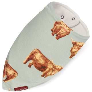 Bamboo Kerchief Bib Highland Cow | Milkbarn
