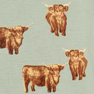 Bamboo Kerchief Bib Highland Cow | Milkbarn