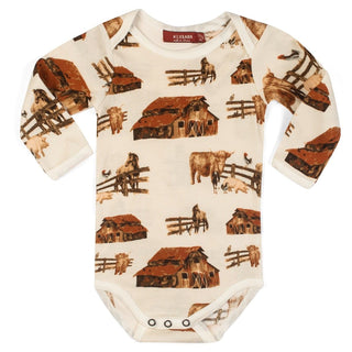 Organic Long Sleeve One Piece Homestead | Milkbarn