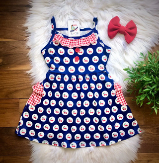 Cherry Pocket Tank Dress
