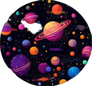 Solar Galaxy Raglan Shirt