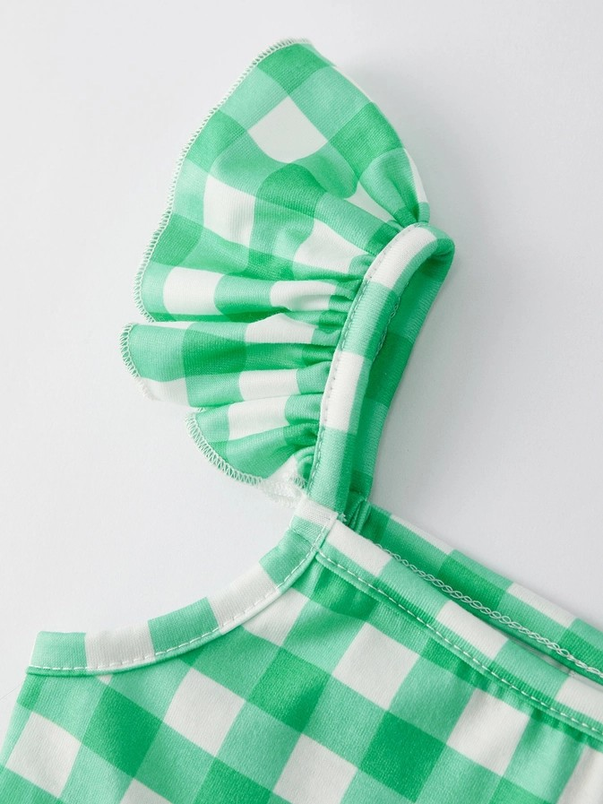 Green Gingham Dress