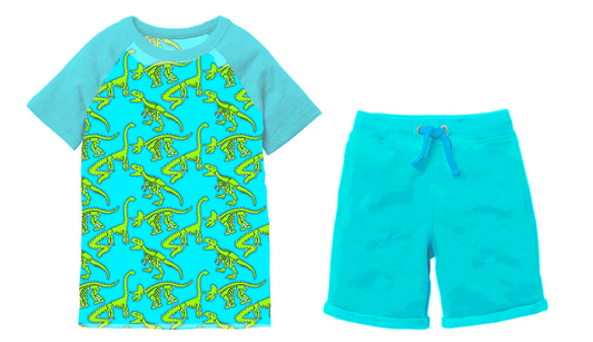 Beautifully Bold Bones 2 Piece Shorts Set