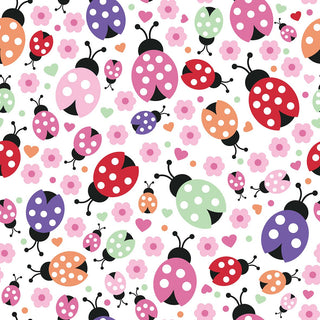 Pink Ladybug Spots Sleeveless Button-Front Dress
