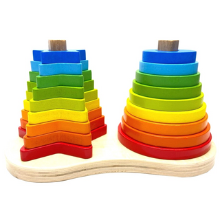 Double Stacker Wooden Toy