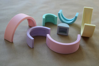 Pastel Rainbow Stacking Toy