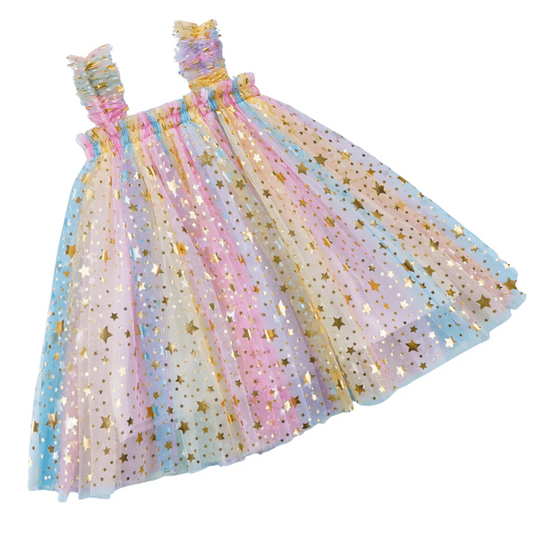 Magic Rainbow Tulle Dress