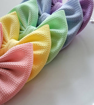 Savannah Bow-Dusty Blue Pastel