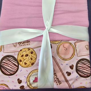 Cookies Crumbl Quilted Bamboo Blanket