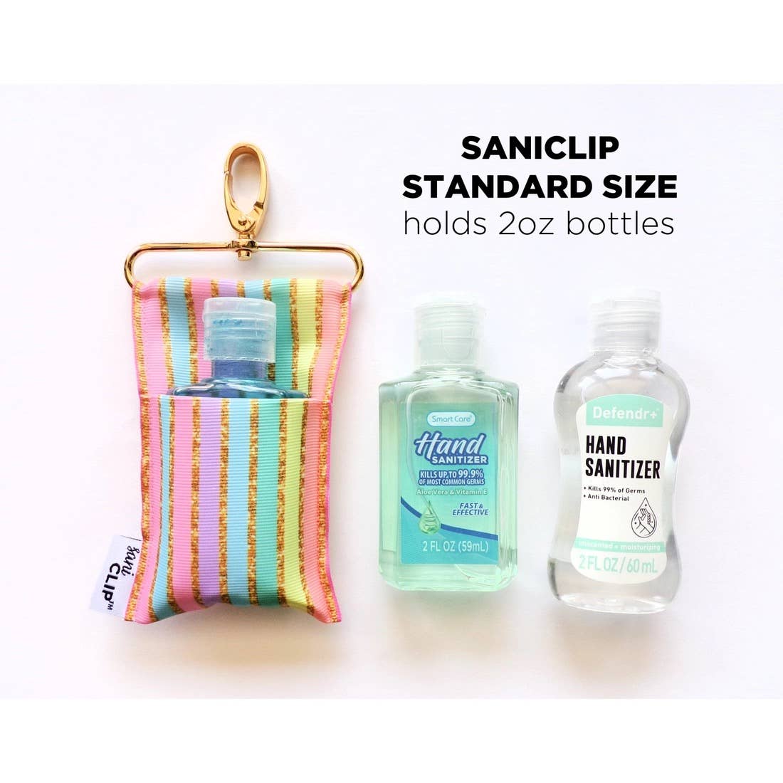 CLASSIC: Baby Pink SaniClip Hand Sanitizer Holder