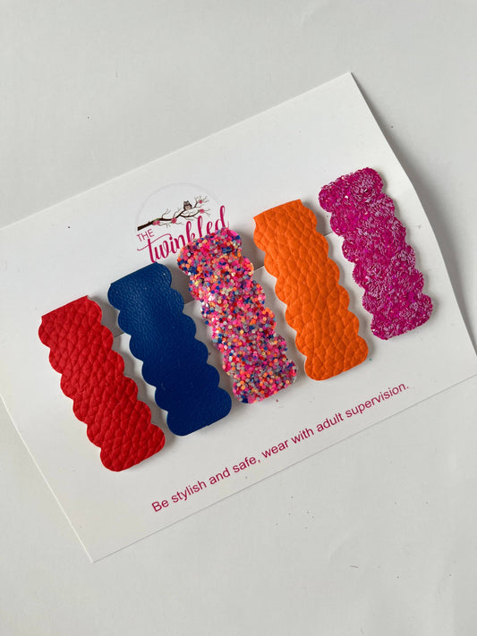 Summer brights snap clip set