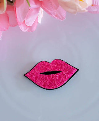 Lip Clip-Party Pink Glitter