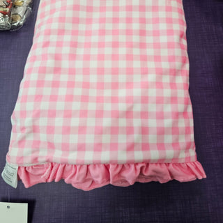 Pink Gingham Swim Towel