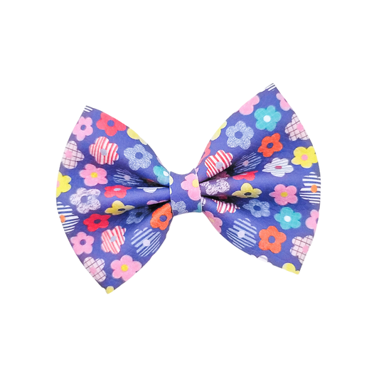Luna Hair Bow - Happy Floral