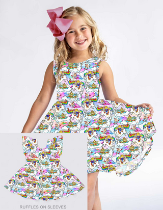 Star Bright Flutter Bamboo Dress