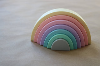 Pastel Rainbow Stacking Toy