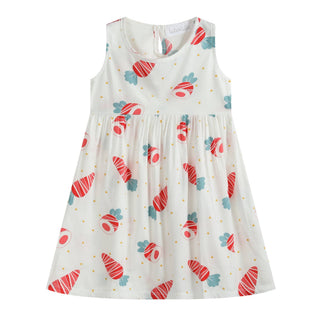 Red Carrots Sleeveless Dress