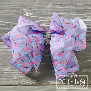 Cotton Candy Delight Deluxe Bow - Pete + Lucy