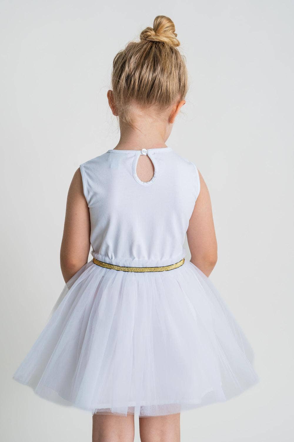 White Brant Dress Tulle
