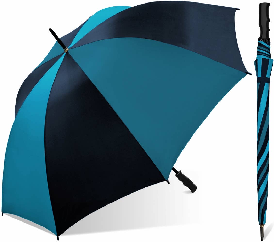 52" Manual Open Jumbo Golf Umbrella in Assorted Combinations