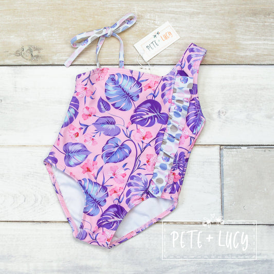 Tropical Lilac Swimsuit