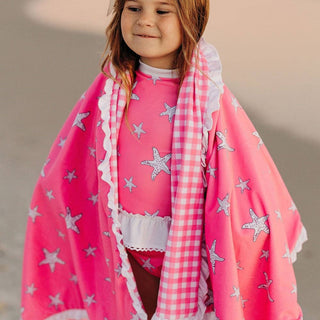 Pink Starfish - Swim Towel