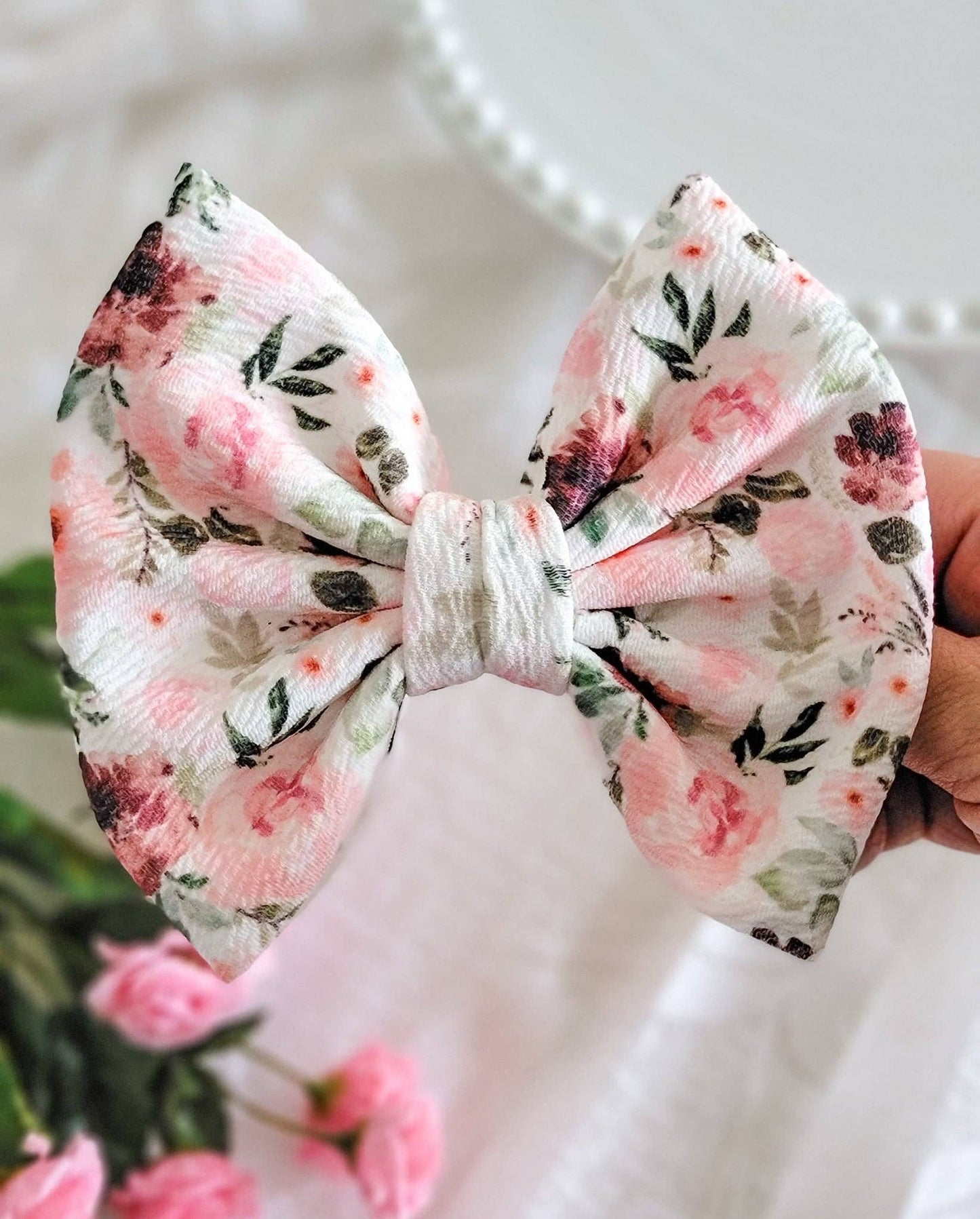 Savannah Bow-Darling Blushing Floral