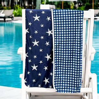 Navy Starfish - Swim Towel