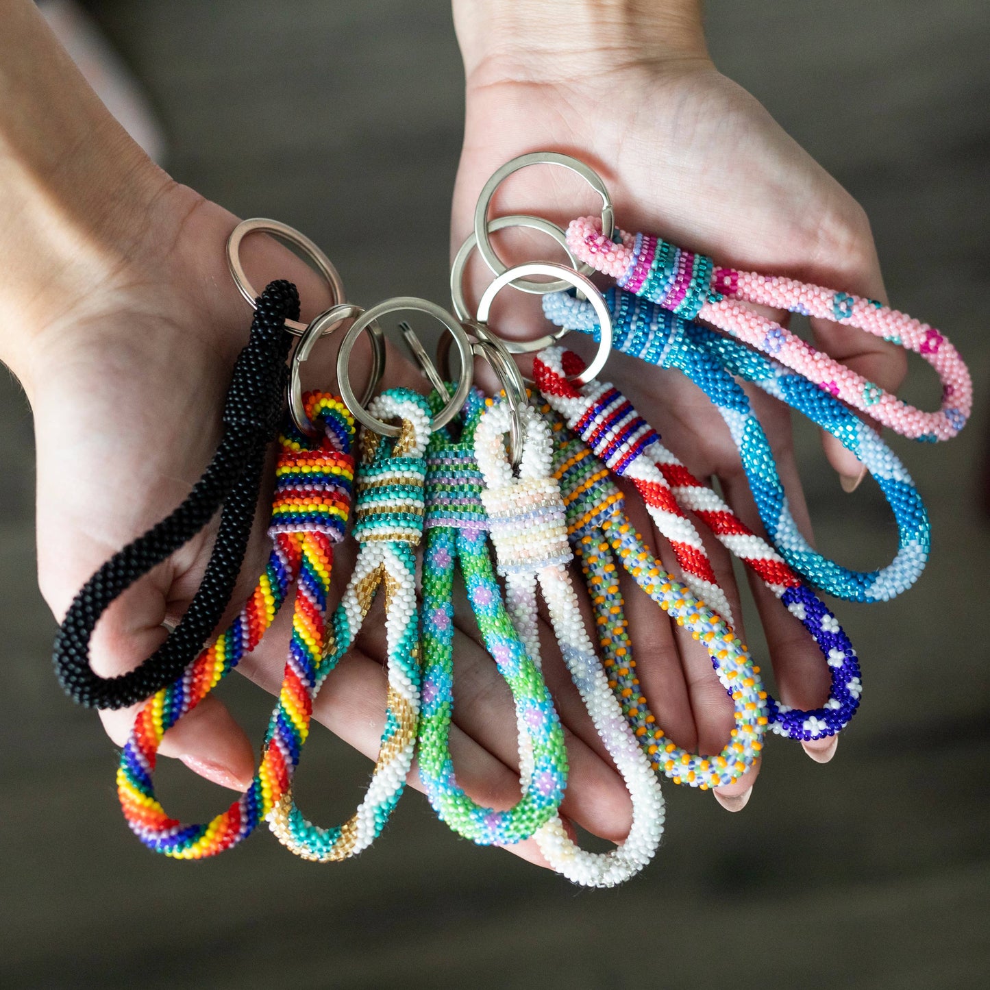 The Original Roll-On® Keychain - Aquamarine