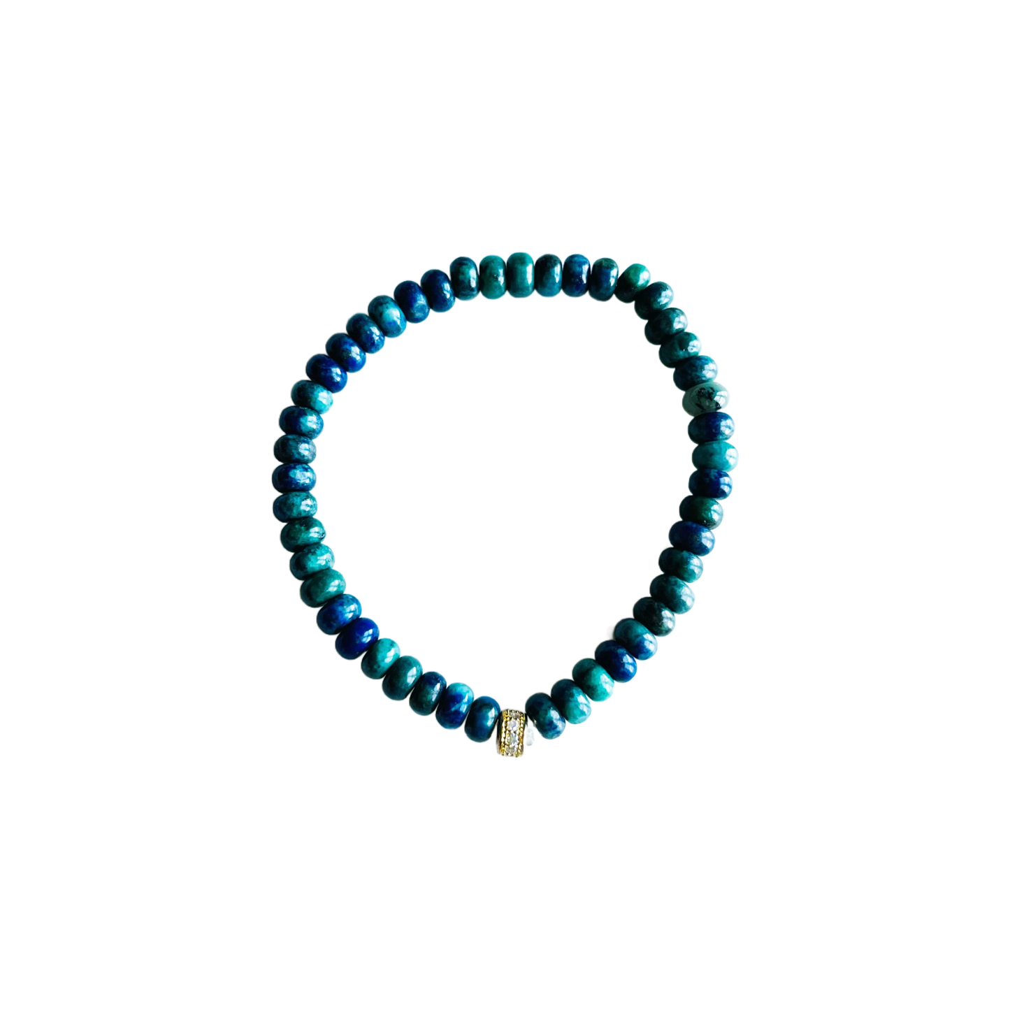 Candy Stretch Bracelet - Dainty Chrysocholla
