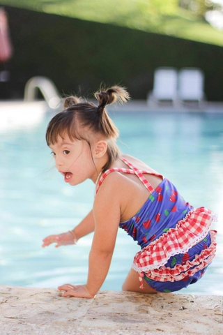 Bright Cherries Tankini Set