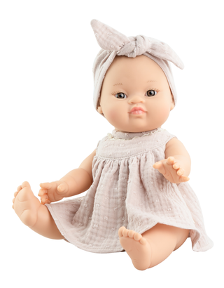 Lily With Linen Dress Baby Gordis Doll