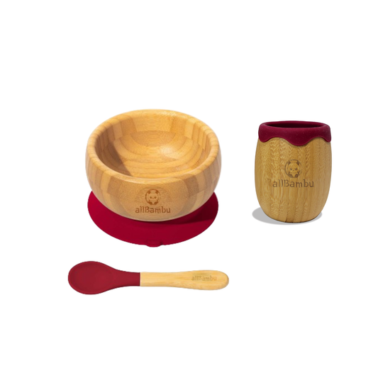 Bamboo Baby Bowl and Sippy Cup