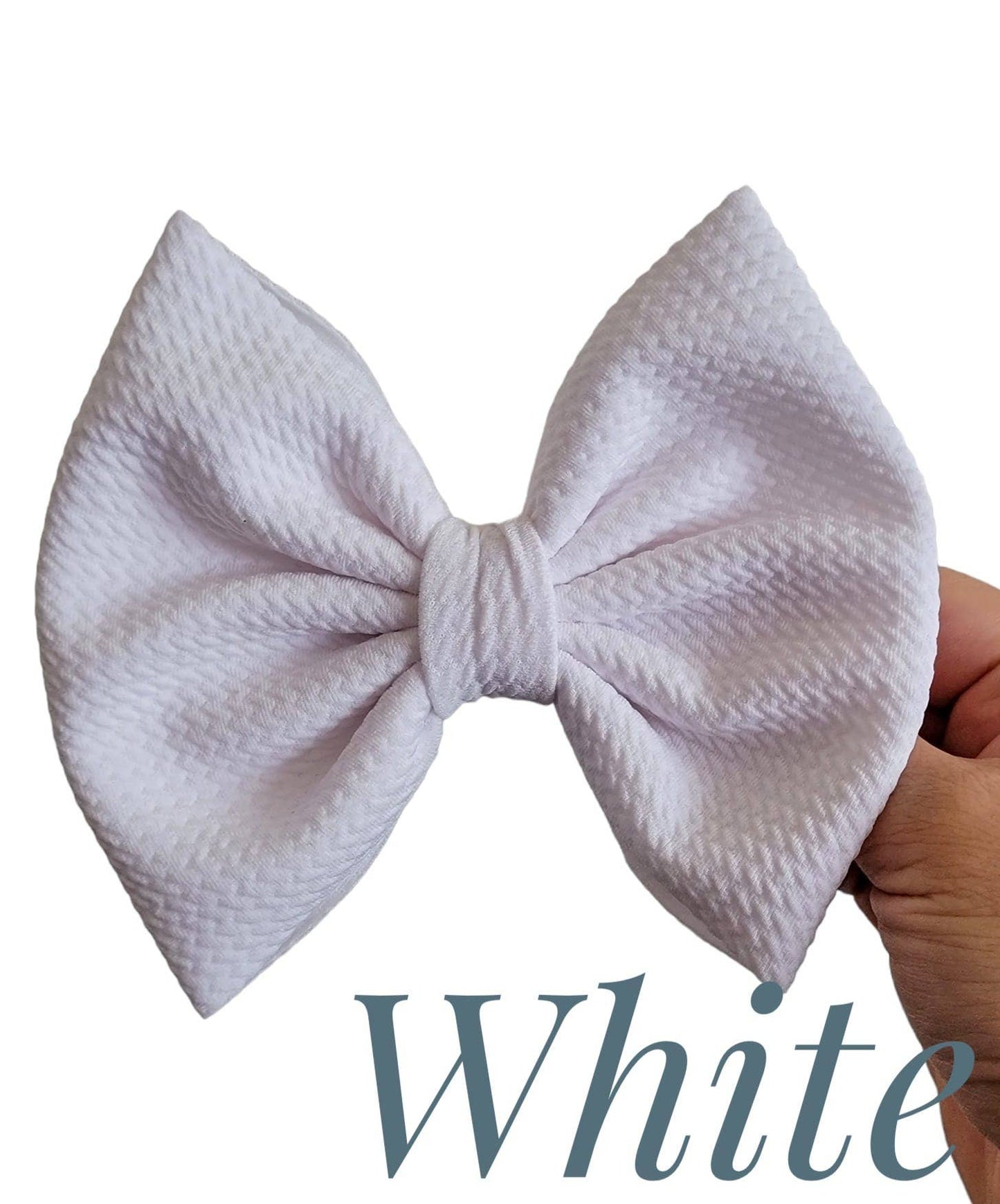 White Savannah Bow