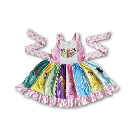 Girl cute panel twirl summer dresses