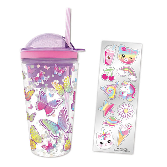 Tie Dye Butterfly Snack N' Drink
