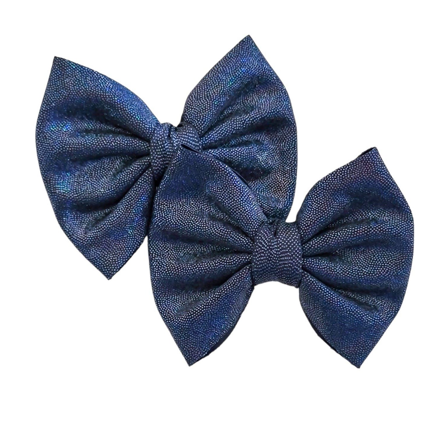 Savannah Bow PIGGIES Set-Holographic Black