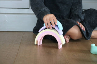 Pastel Rainbow Stacking Toy