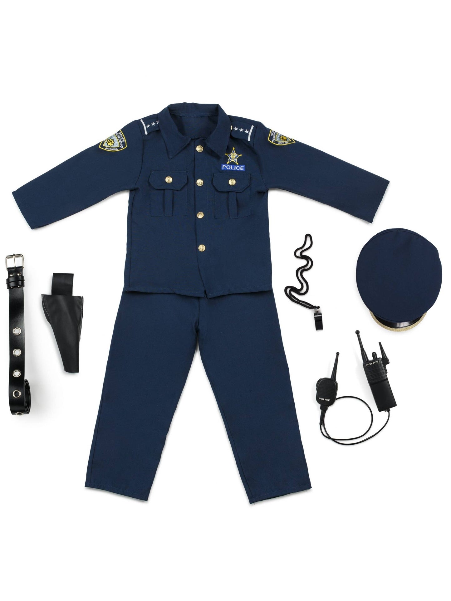 Award Winning Deluxe Police Dress Up Costume Set