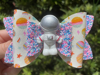 Outer Space Astronaut Hair Bow